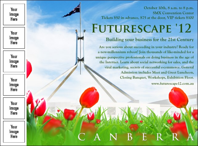 Canberra Image Flyer Product Front