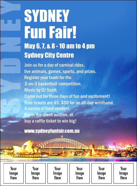 Sydney Image Flyer Product Front