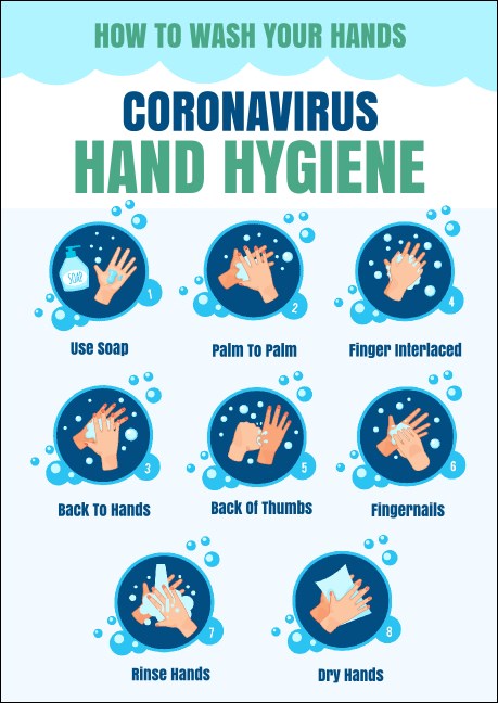 Hand hygiene Club Flyer Product Front