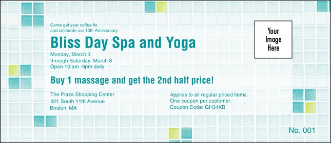 Bliss Spa Coupon 2 Product Front