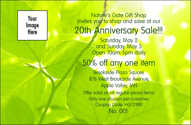 Green Forest Coupon 1