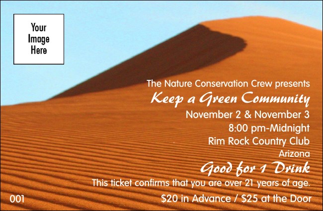 Nature Series - Desert Drink Ticket