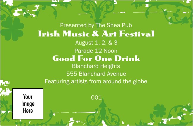 Irish Drink Ticket