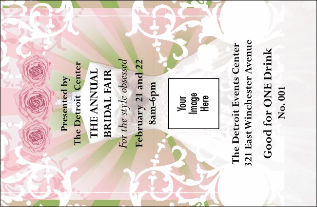 Bridal Fair Drink Ticket Product Front