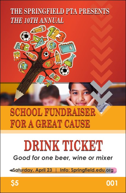 Fundraiser for Education Drink Ticket