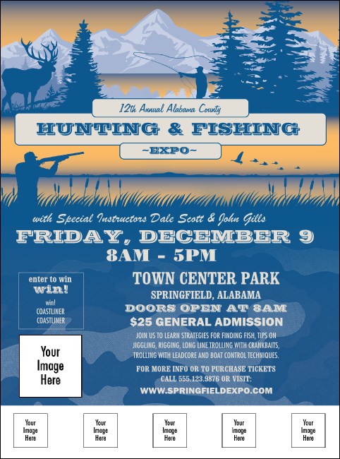 Fishing and Hunting Expo Flyer