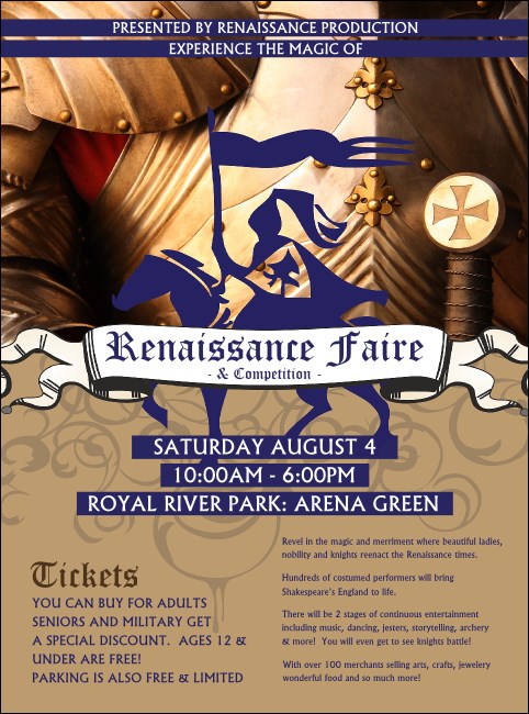 Renaissance Faire Armor Flyer