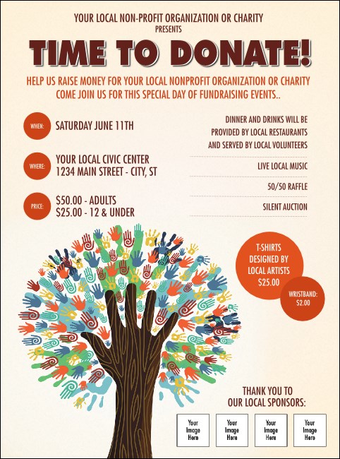 Fundraiser Tree Flyer