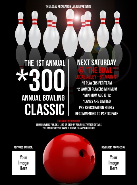 Bowling Classic Flyer Product Front