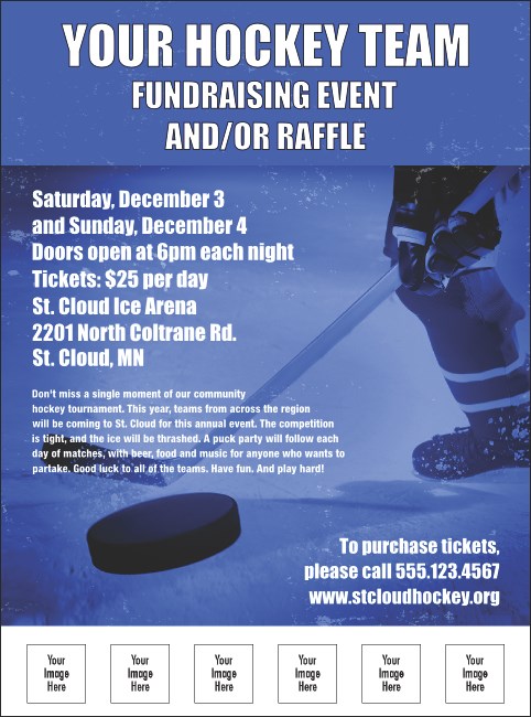 Hockey Flyer Product Front