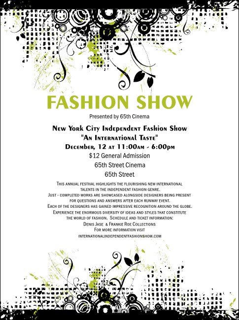 Fashion Show Flyer