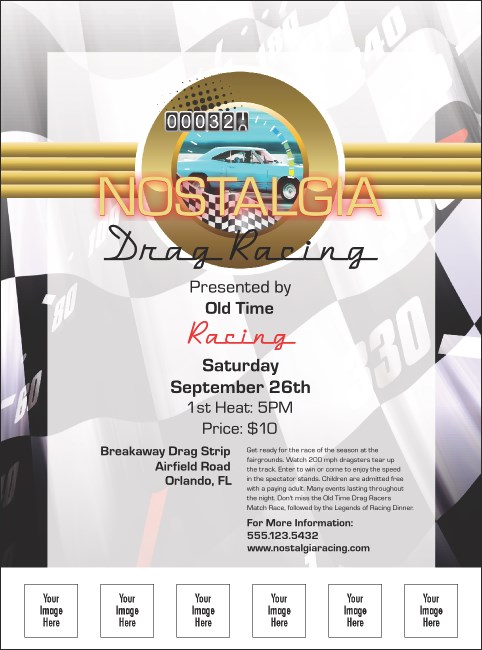 Drag Racing Flyer