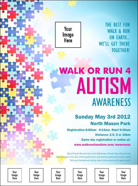 Autism Awareness Logo Flyer