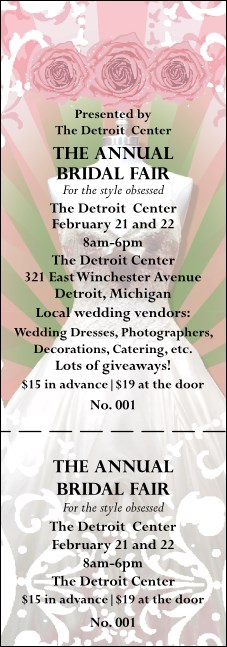 Bridal Fair General Admission Ticket Product Front