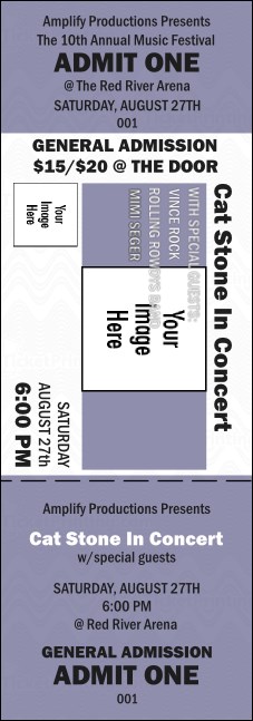 All Purpose Big Logo Purple  Event Ticket