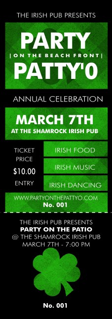 St. Patrick's Day Plaid Event Ticket