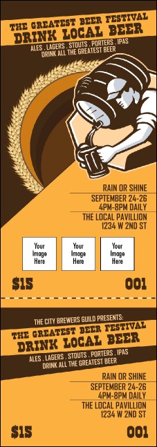 Beer Festival - Artisan Event Ticket Product Front