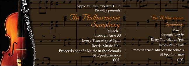 Symphony Ticket