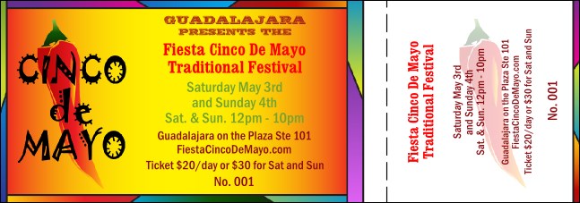 Cinco de Mayo General Admission Ticket 001