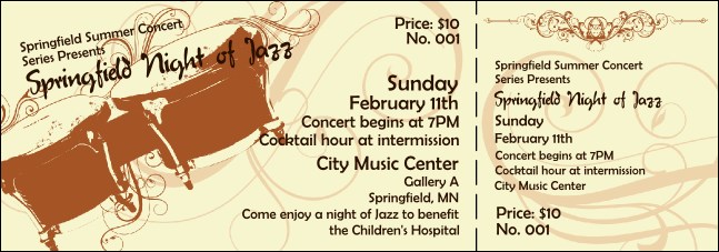 Concert Series Ticket 002