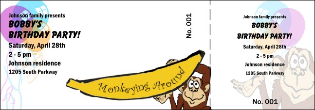 Monkey Ticket