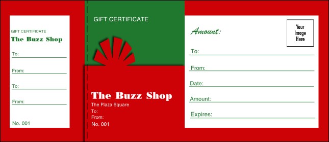Present Gift Certificate 004 Product Front