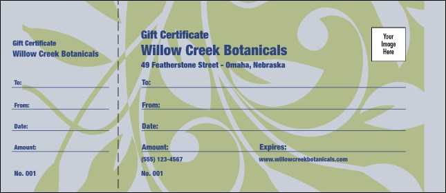 Electric Garden Gift Certificate Product Front