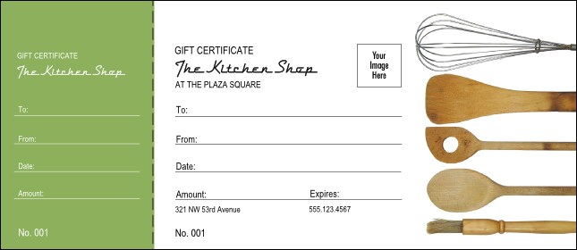 Kitchen Logo Shop Gift Certificate