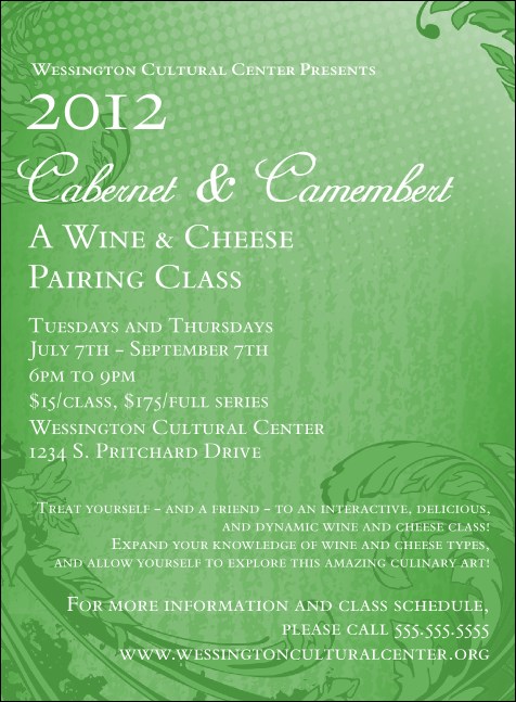 Year Classic Green Invitation Product Front