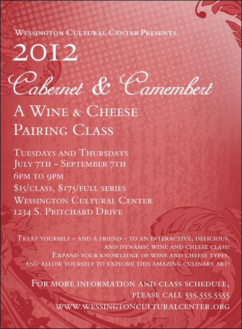 Year Classic Red Invitation Product Front
