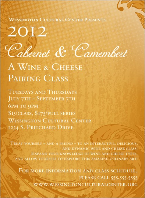 Year Classic Yellow Invitation Product Front