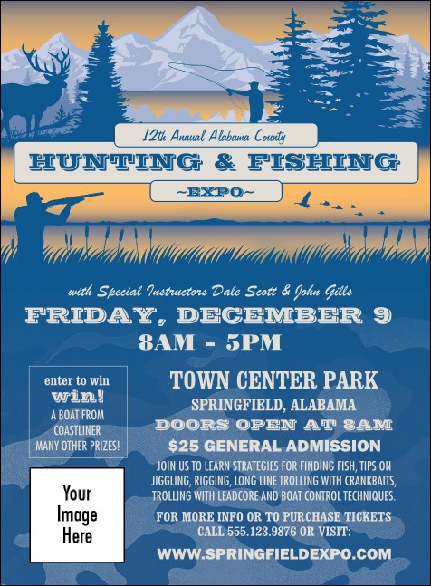 Fishing and Hunting Expo Invitation