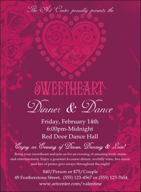 Valentine Heart Invitation