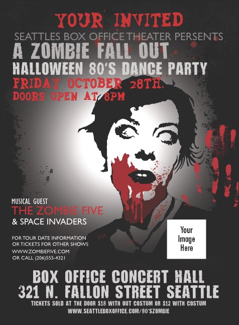 Zombie Woman Invitation