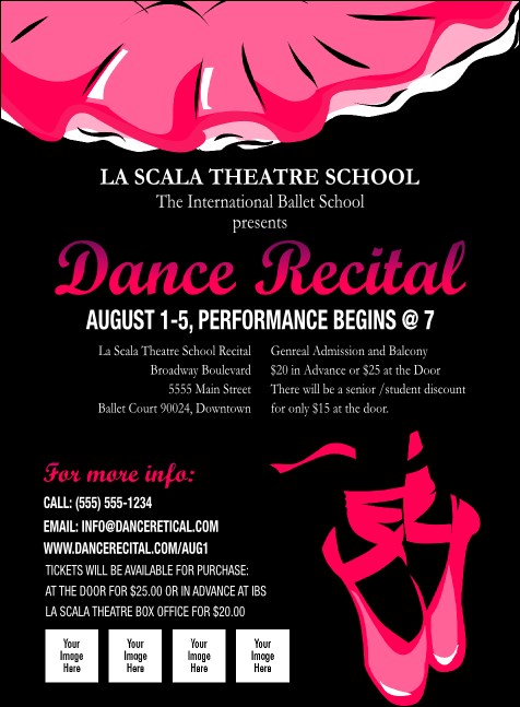 Dance Recital Invitation