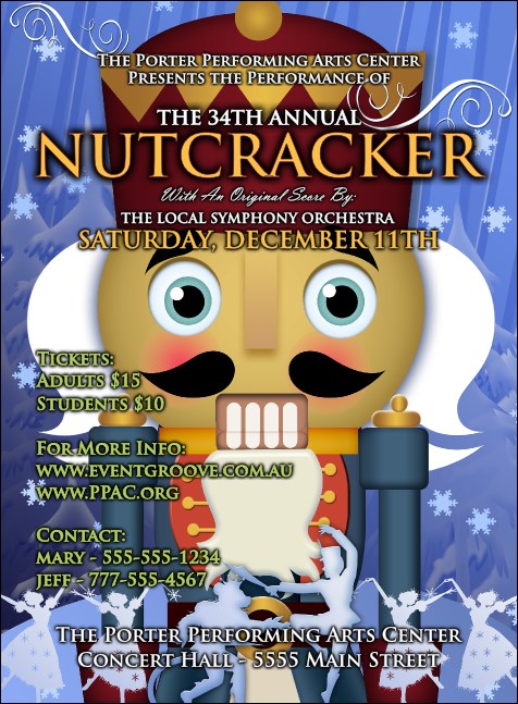 Nutcracker Ballet Invitation