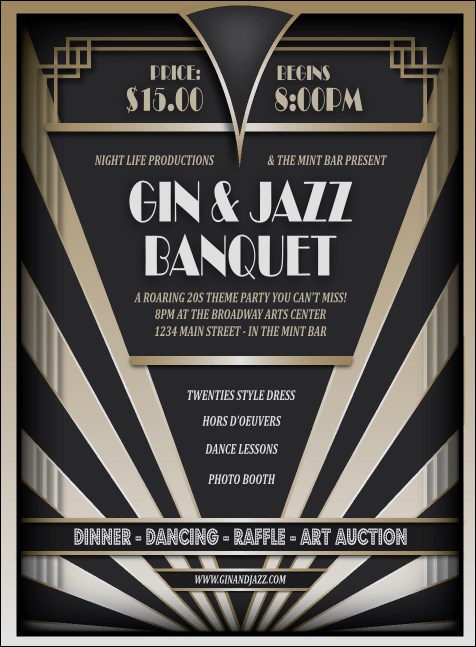 Roaring 20s Invitation