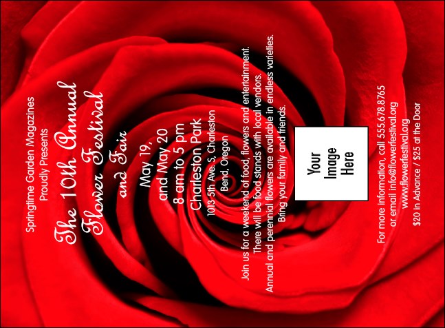 Red Rose Invitation