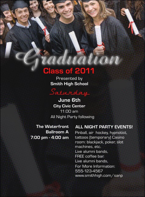 Graduation Diploma Invitation