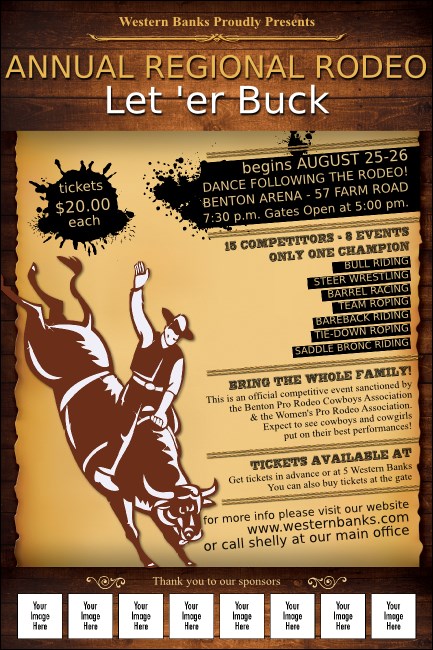 Rodeo Rustic Poster Product Front