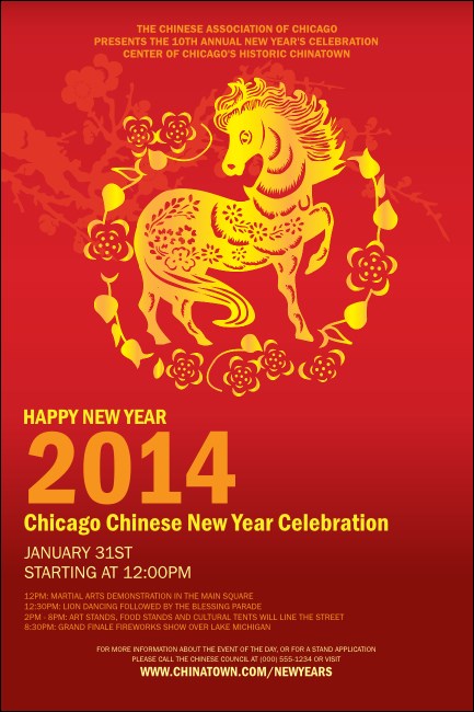 Chinese New Year 2014 Poster