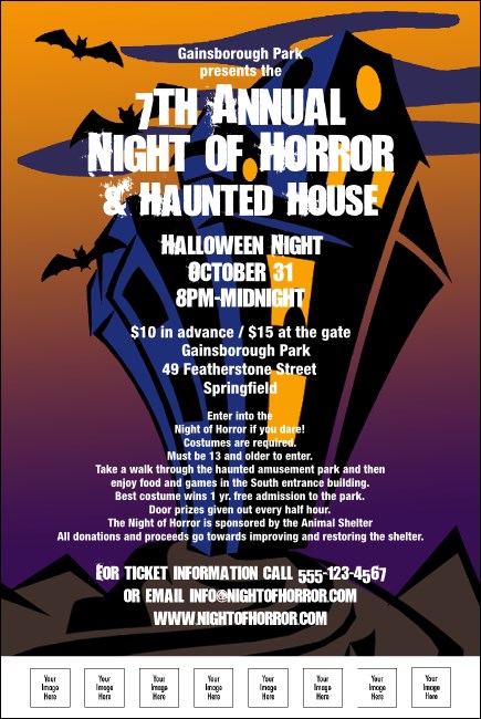 Haunted House Poster 003 Product Front