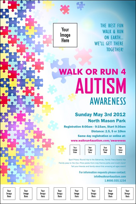 Autism Awareness Logo Poster Product Front