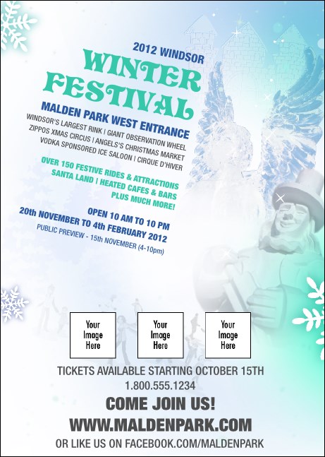 Winter Festival Postcard Product Front