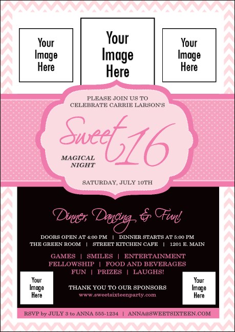 Sweet 16 Postcard