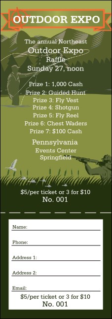 Sportsman's Expo Raffle Ticket