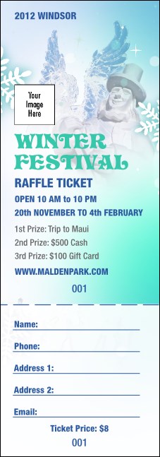 Winter Festival Raffle Ticket