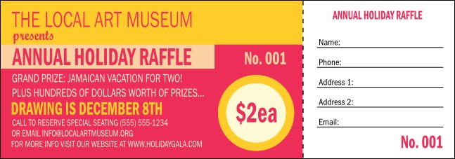 Circle Gala Raffle Ticket