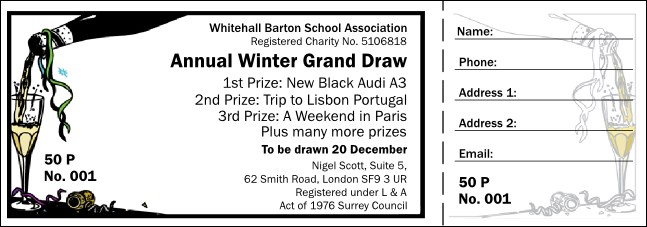 Celebration Raffle Ticket 001