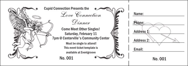 Valentine's Day Raffle Ticket 002